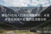 糖心TV在线入口体验深度解析：从技术优化到用户反馈的全流程分析