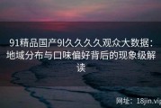 91精品国产9l久久久久观众大数据：地域分布与口味偏好背后的现象级解读