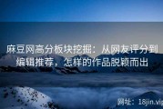 麻豆网高分板块挖掘：从网友评分到编辑推荐，怎样的作品脱颖而出