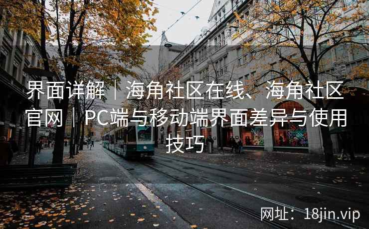 界面详解｜海角社区在线、海角社区官网｜PC端与移动端界面差异与使用技巧
